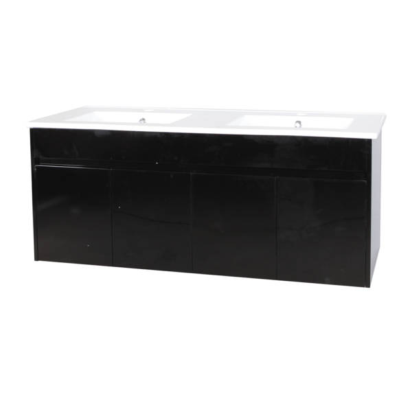 MS1200 DOUBLE BASIN WALL HANG BLACK
