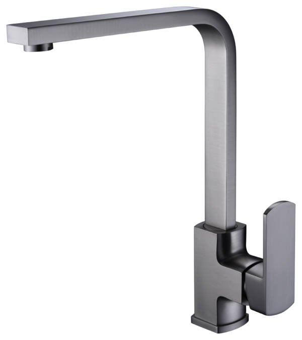 16F-106A Aged Iron Square Kitchen Tap - Image 2