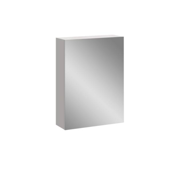 450 x 600mm White Stylo Bathroom Cabinet With Mirror Door