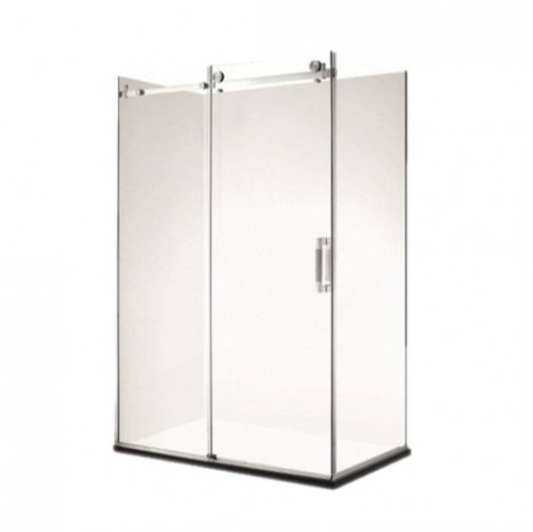 Lotus 1200*900, Silver, Sliding Door, 10mm, Glass Only