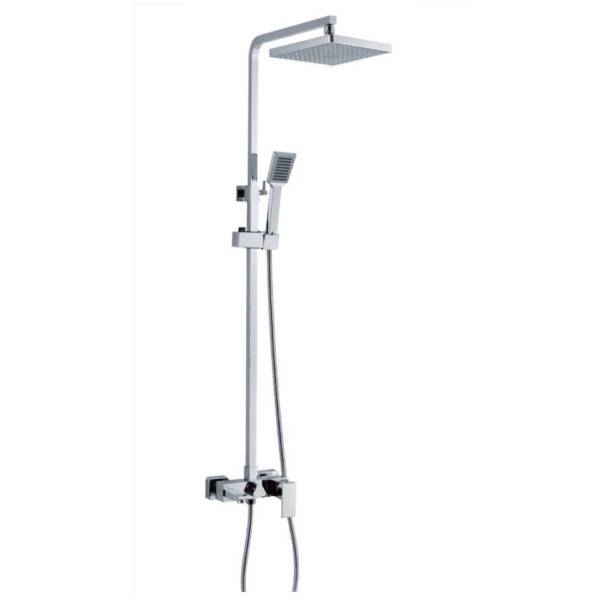 Shower combination with tap and mixer