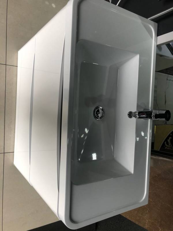White Classy Vanity with Drawers - Image 2