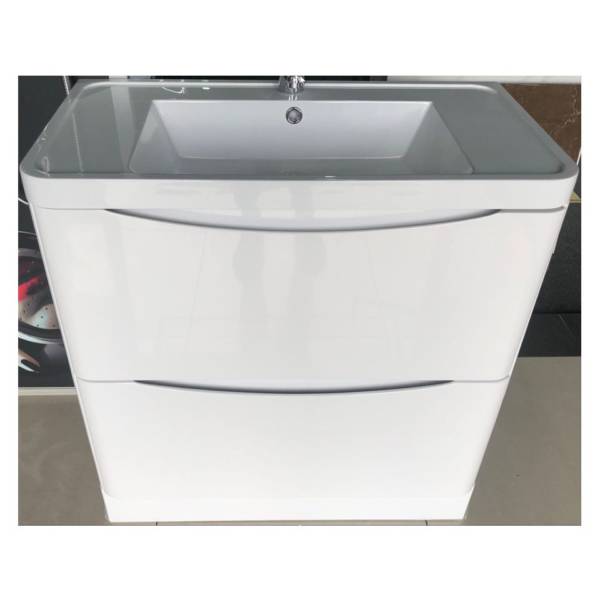 White Classy Vanity with Drawers